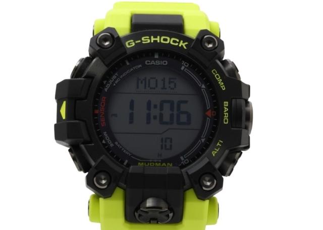CASIO カシオ 時計 G-SHOCK MASTER OF G - LAND MUDMAN GW-9500MRY-1A9JF ブラック イエロー系 カーボンファイバー強化樹脂（バイオマスプラスチック）／ステンレススチール 樹脂バンド（バイオマスプラスチック） メンズ デジタル 超美品【本物保証】
