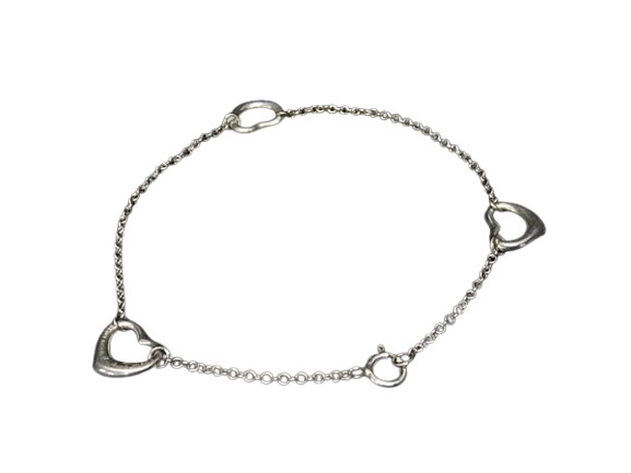 TIFFANY＆Co ティファニー ブレスレット エルサペレッティ トリプルオープンハート - シルバー Ag925 レディース【本物保証】_1