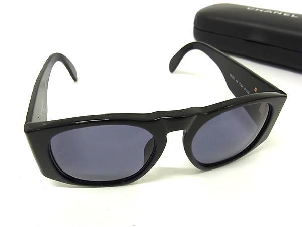 CHANEL シャネル サングラス ココマーク マトラッセ 01450 ブラック系 