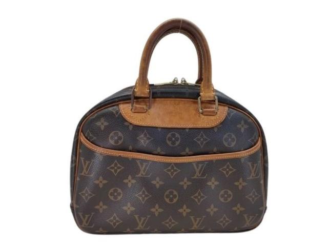 LOUIS VUITTON ルイヴィトン ハンドバッグ トゥルーヴィル M42228 ブラウン系 モノグラム レディース【本物保証】