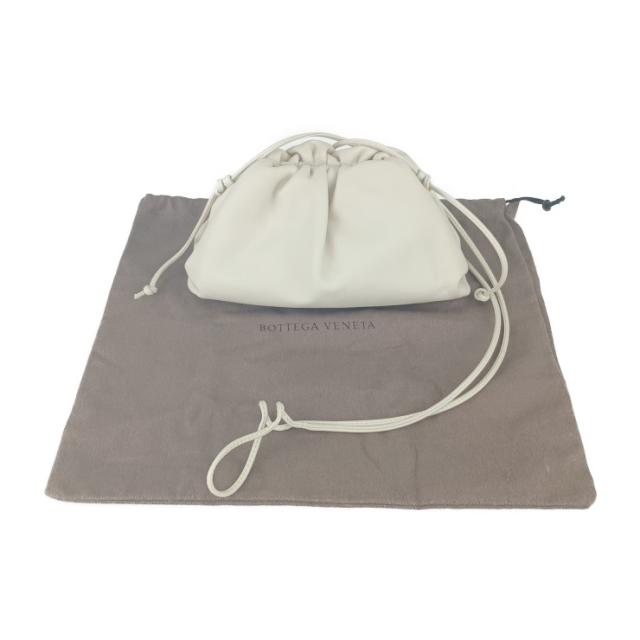 超美品 BOTTEGA VENETA ボッテガヴェネタ ショルダーバッグ ミニ ザ・ポーチ 585852 VCP40 PLASTER ライトベージュ系 ゴールド金具 レザー レディース がま口 クラッチバッグ 2WAY【本物保証】 超美品 BOTTEGA VENETA ボッテガヴェネタ ショルダーバッグ ミニ ザ