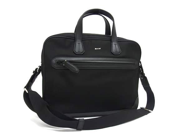 BALLY バリー ビジネスバッグ ブラック ナイロン メンズ 2WAY 美品【本物保証】