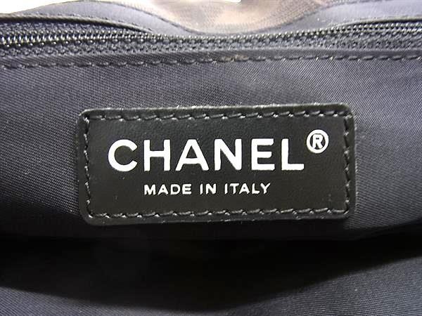 CHANEL シャネル トートバッグ ニュートラベルライン トート PM A20457 ブラウン系 ブラック ナイロン×レザー レディース ハンドバッグ 超美品【本物保証】_5