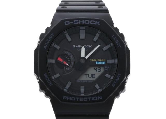 CASIO カシオ 時計 G-SHOCK ANALOG-DIGITAL 2100 Series GA-B2100-1AJF ブラック系 カーボンファイバー強化樹脂／樹脂 樹脂バンド メンズ アナデジ 美品【本物保証】