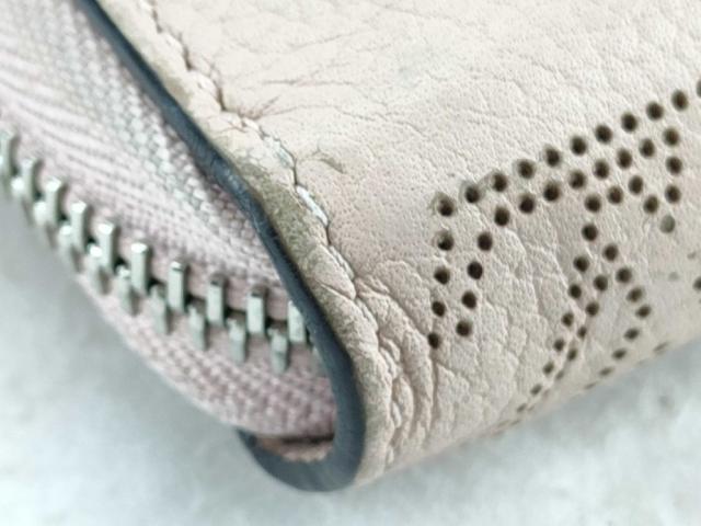 LOUIS VUITTON ルイヴィトン 長財布 ジッピーウォレット M82755 ジャスミンピンク系 マヒナ レディース ラウンドファスナー シルバー金具 美品【本物保証】_2