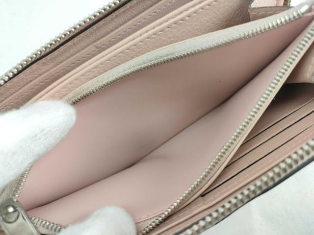 LOUIS VUITTON ルイヴィトン 長財布 ジッピーウォレット M82755 ジャスミンピンク系 マヒナ レディース ラウンドファスナー シルバー金具 美品【本物保証】_7
