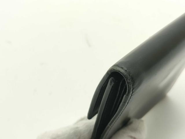 Cartier カルティエ 財布 パンテール ブラック レザー レディース 三つ折り 財布 ゴールド金具【本物保証】_3