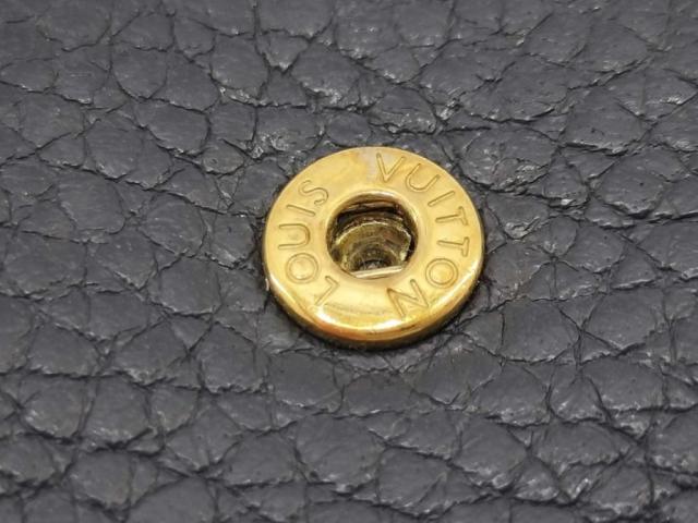 LOUIS VUITTON ルイヴィトン 三つ折り財布 ポルトフォイユ カプシーヌ コンパクト M63741 マリーヌルージュ系 トリヨンレザー レディース ゴールド金具【本物保証】_8