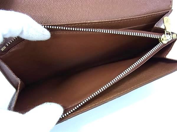 ルイヴィトン モノグラム 二つ折り財布 ブラウン PVC レザー ユニセックス