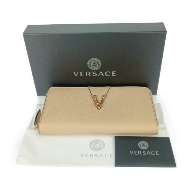 新品未使用展示品 VERSACE ヴェルサーチェ 財布 ヴィルトゥス ラウンド 