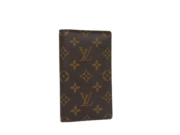 LOUIS VUITTON ルイヴィトン 手帳カバー モノグラム アジェンダポッシュ R20503 ブラウン PVC レザー ユニセックス【本物保証】