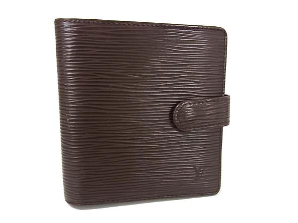 LOUIS VUITTON ルイヴィトン 財布 ポルト ビエ コンパクト M6355D モカ(ブラウン系) エピ ユニセックス 二つ折り 財布【本物保証】