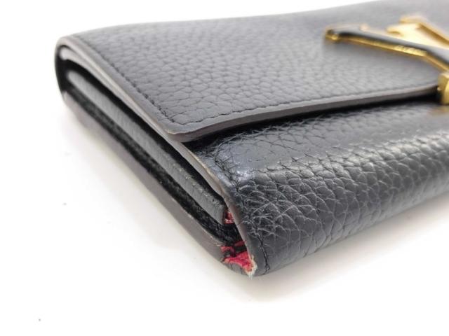 LOUIS VUITTON ルイヴィトン 長財布 ポルトフォイユ カプシーヌ M61248 ノワール（ブラック）系 トリヨンレザー レディース 二つ折り ゴールド金具【本物保証】_3