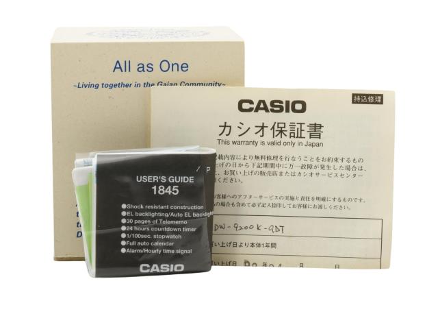 CASIO カシオ 時計 GSHOCK 第7回国際イルカ クジラ会議記念モデル DW9200K9BT クリア 樹脂 メンズ デジタル イルクジ 美品【本物保証】_6