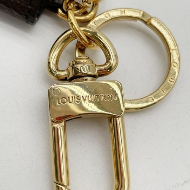 LOUIS VUITTON ルイヴィトン バッグチャーム ポルトクレ キリガミ M69003 ブラウン系 モノグラム レディース ゴールド金具 美品【本物保証】_4
