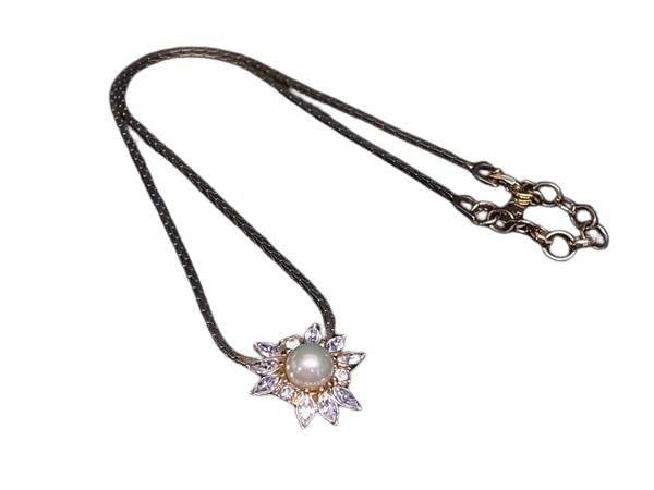 ChristianDior クリスチャンディオール ネックレス ゴールド メタル レディース パール 美品【本物保証】