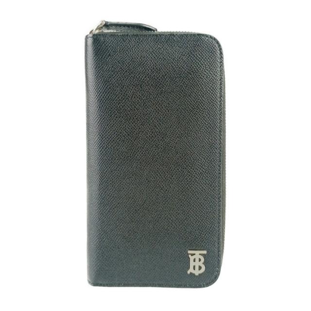 【美品】バーバリー　長財布　シャドーチェック　ラウンドファスナー 希少 ブラック 美品 BURBERRY シャドーチェック ラウンドファスナー 長財布 付属品