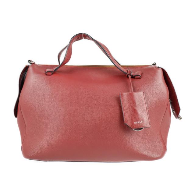 BALLY バリー ハンドバッグ 2wayバッグ ショルダー付 レザー レッド f002 DIc069D10 BALLY バリー ハンドバッグ ショルダーバッグ 2way ブラック