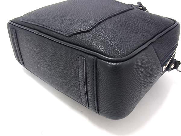 ADMJ エーディーエムジェイ ハンドバッグ ネイビー レザー レディース 2WAY シルバー金具 超美品【本物保証】_4