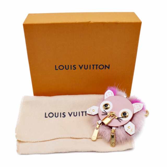 超美品 Louis Vuitton ルイ ヴィトン ビジューサック ワイルドファー M チャーム レザー ファー ピンク 本物保証 の通販はau Pay マーケット 3r Boutique