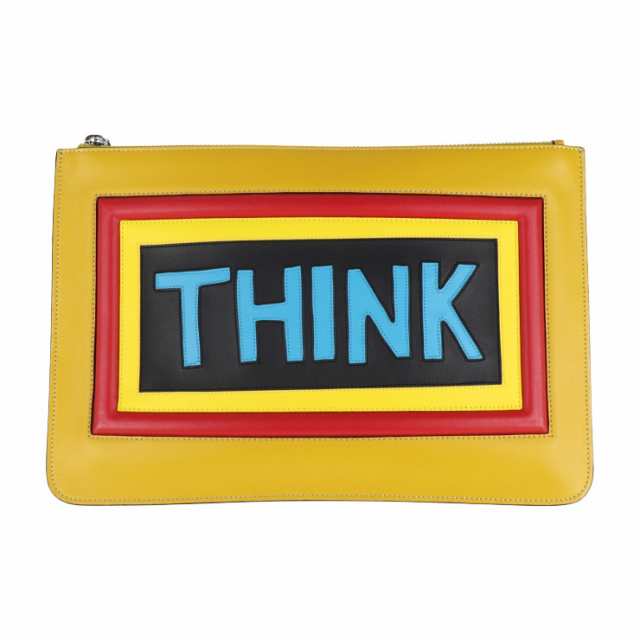 超美品 FENDI フェンディ 7N0078 A0FX 179-9834 クラッチバッグ レザー ...
