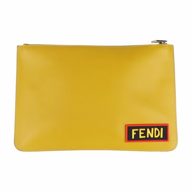 超美品 FENDI フェンディ 7N0078 A0FX 179-9834 クラッチバッグ レザー ...