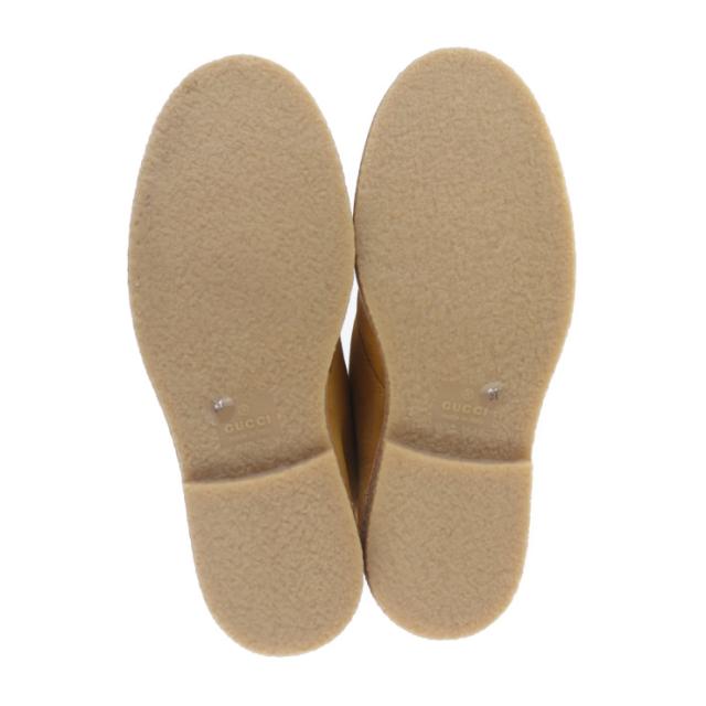 新品未使用展示品 GUCCI グッチ アングリーキャット UFO 483457 ブーツ 表記サイズ 31 スウェード マスタード イエロー系 参考サイズ 19.9cm スエード【本物保証】_5
