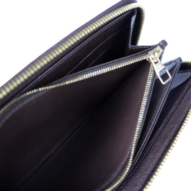 LOUIS VUITTON ルイ ヴィトン ジッピーウォレット モノグラムアンプラント M60548 長財布 レザー テール ブラウン系 ラウンドファスナー ビトン【本物保証】_4