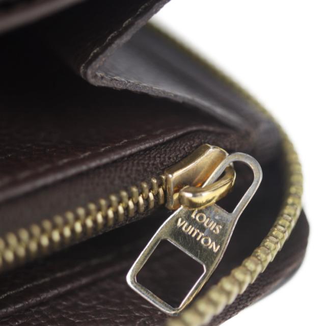 LOUIS VUITTON ルイ ヴィトン ジッピーウォレット モノグラムアンプラント M60548 長財布 レザー テール ブラウン系 ラウンドファスナー ビトン【本物保証】_8