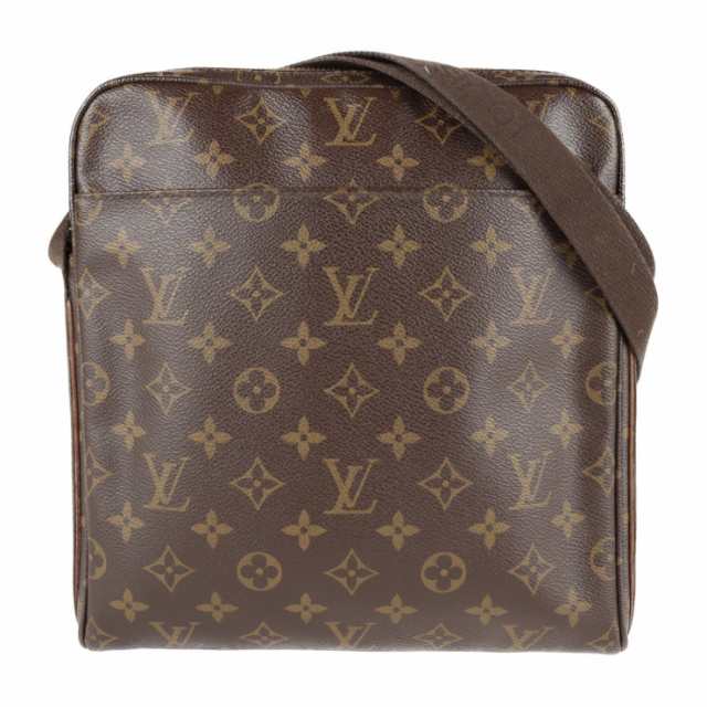 LOUIS VUITTON ルイ ヴィトン サック アド ボスフォール モノグラム M97037 ショルダーバッグ PVC レザー ブラウン ビトン【本物保証】