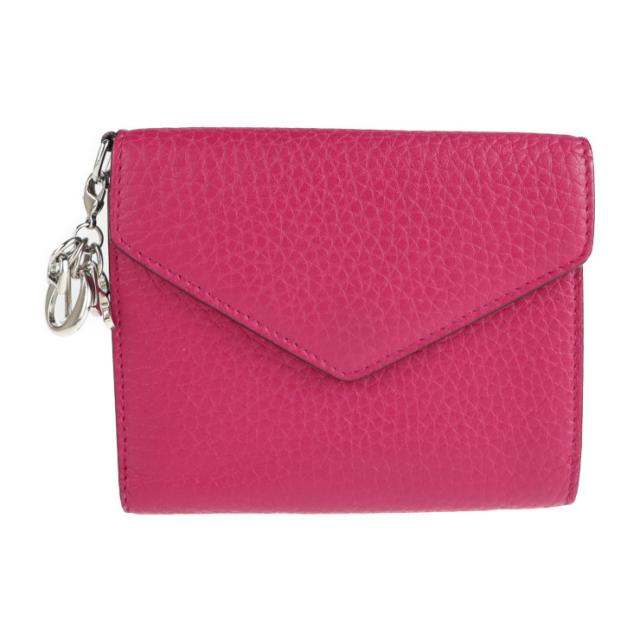 Christian Dior クリスチャンディオール ディオリッシモ 三つ折り財布 レザー ピンク 本物保証 の通販はau Pay マーケット 3r Boutique