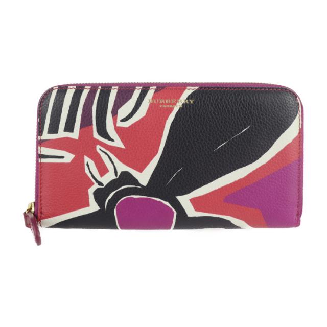 美品 Burberry Prorsum バーバリー プローサム ラウンドファスナー 長財布 3973470 長財布 レザー マルチカラー  昆虫柄 希少【本物保証】の通販は 20,306円