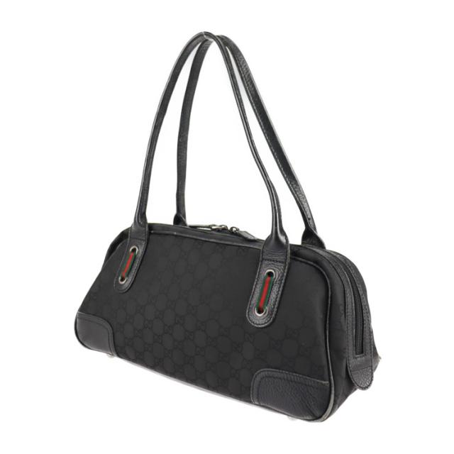 GUCCI グッチ シェリーライン 293594 ハンドバッグ GGナイロン レザー 