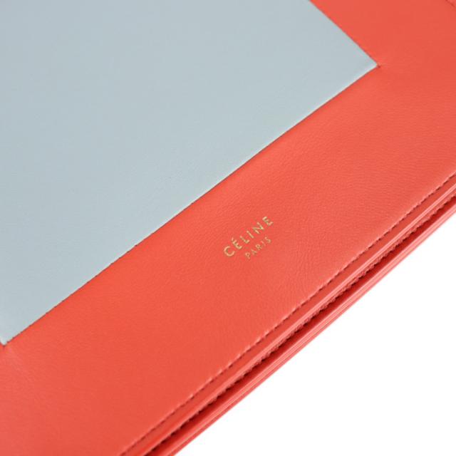 超美品 CELINE セリーヌ フレーム イブニング チェーンウォレット