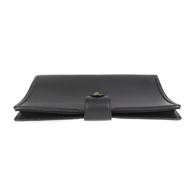 超美品 GUCCI グッチ キャットヘッド 495655 ビジネスバッグ レザー ブラック クラッチバッグ ハンドバッグ 【本物保証】_3