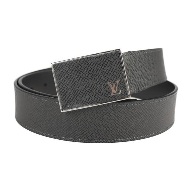 Louis Vuitton レザー ベルト 85cm LOUIS VUITTON ルイヴィトン ベルト メンズ LVダミエ 40MM 85cm