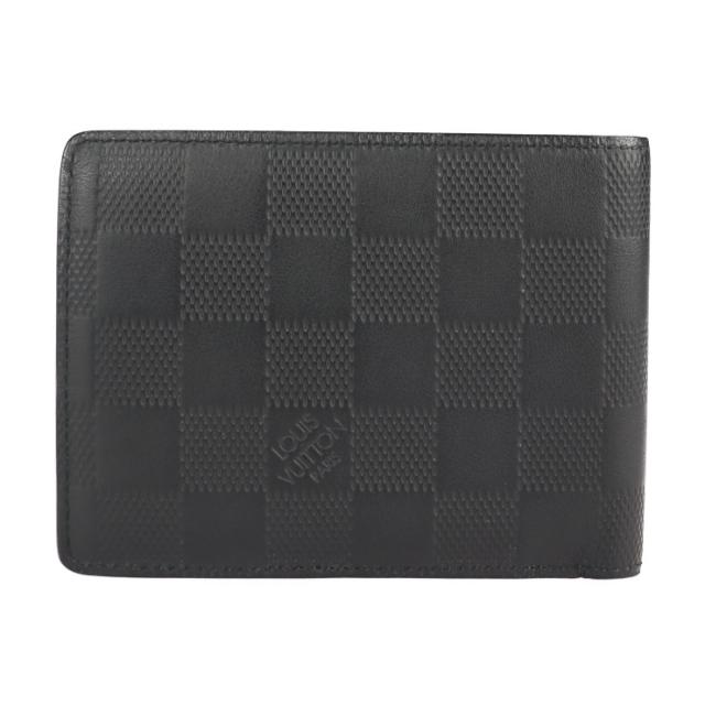 ルイヴィトンダミエ二つ折り財布(美品本物) ルイヴィトン ダミエ