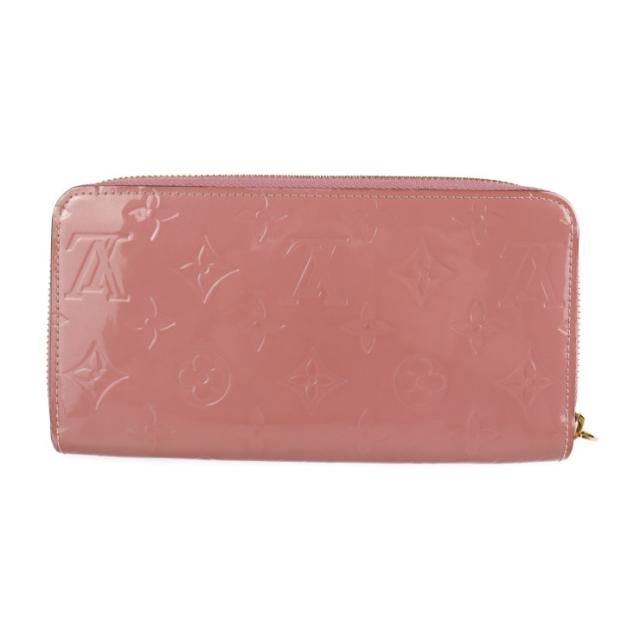 美品 LOUIS VUITTON ルイ ヴィトン ジッピー ウォレット ヴェルニ M90474 長財布 パテントレザー ローズブラッシュ ピンク ラウンドファスナー ジップアラウンド ロングウォレット ビトン【本物保証】_2