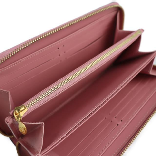 美品 LOUIS VUITTON ルイ ヴィトン ジッピー ウォレット ヴェルニ M90474 長財布 パテントレザー ローズブラッシュ ピンク ラウンドファスナー ジップアラウンド ロングウォレット ビトン【本物保証】_3