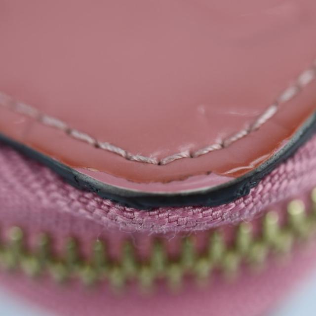 美品 LOUIS VUITTON ルイ ヴィトン ジッピー ウォレット ヴェルニ M90474 長財布 パテントレザー ローズブラッシュ ピンク ラウンドファスナー ジップアラウンド ロングウォレット ビトン【本物保証】_5