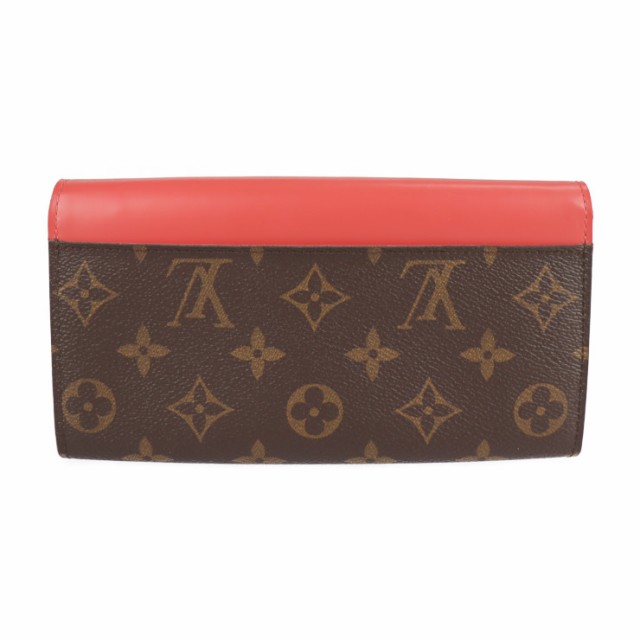 LOUIS VUITTON ルイ ヴィトン  ポルトフォイユ サラ 二つ折り財布 M61348 モノグラムトーテム PVC レザー ブラウン フラミンゴ  ロングウォレット ビトン 長財布 【本物保証】