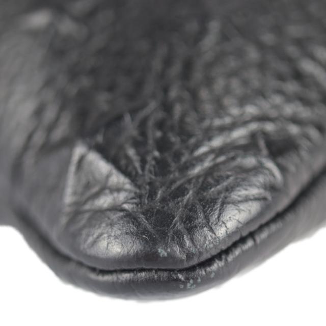 美品 JIMMY CHOO ジミーチュウ デレク DEREK DEREK EMG セカンドバッグ レザー ブラック スタースタッズ エンボス【本物保証】_5