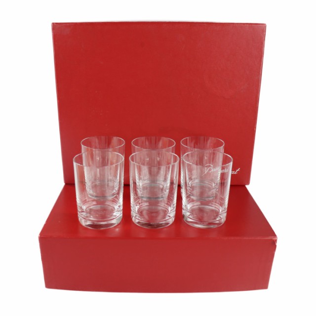 美品 Baccarat バカラ ロックグラス ブリュンメル - グラス クリスタル クリア 6客セット タンブラー ブルンメル ブランメル Brummel【本物保証】の通販は