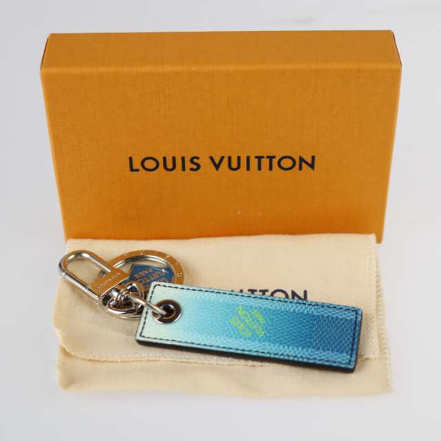 美品 LOUIS VUITTON ルイ ヴィトン ポルトクレ ダミエ ストライプス