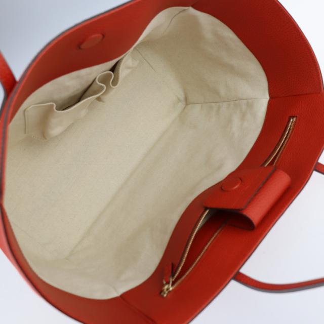 超美品 GUCCI グッチ スウィング トート 354397 トートバッグ レザー レッド ショルダーバッグ ラージ【本物保証】