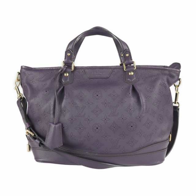美品 LOUIS VUITTON ルイ ヴィトン ステラPM M93983 ハンドバッグ モノグラムマヒナ ウルサン パープル系 2WAY  ショルダーバッグ トート｜au PAY マーケット