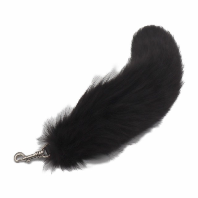 超美品 CELINE セリーヌ FOX tail フォックス テール キーホルダー ...