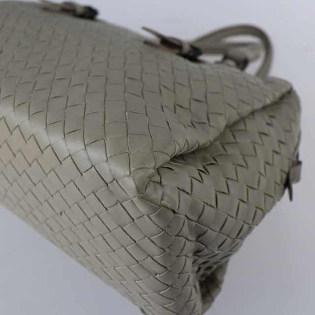 美品 BOTTEGAVENETA ボッテガヴェネタ プリュッセ イントレチャート 283363 ハンドバッグ レザー ライトグレー系 ミニボストンバッグ【本の通販はau  PAY マーケット - 3R boutique | au PAY マーケット－通販サイト