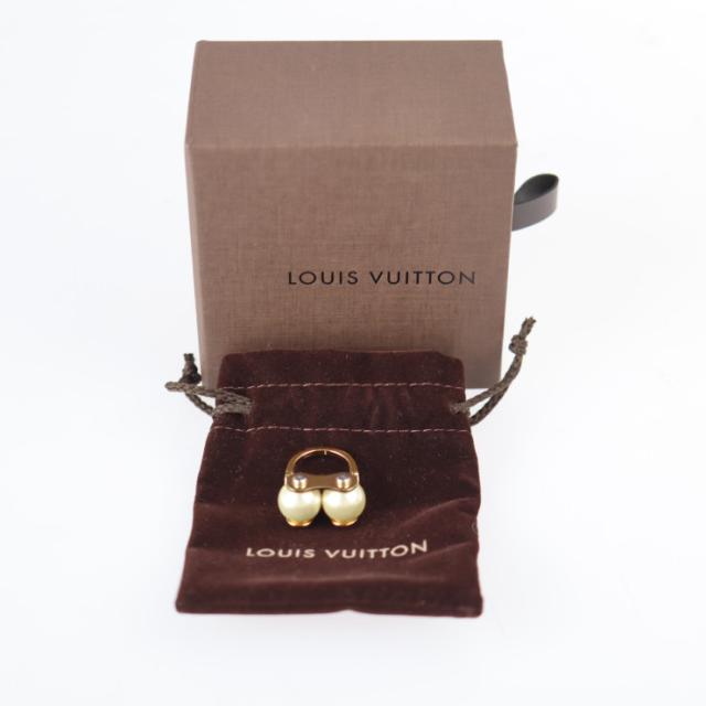 美品 LOUIS VUITTON ルイ ヴィトン LV スピーディ パール リング 