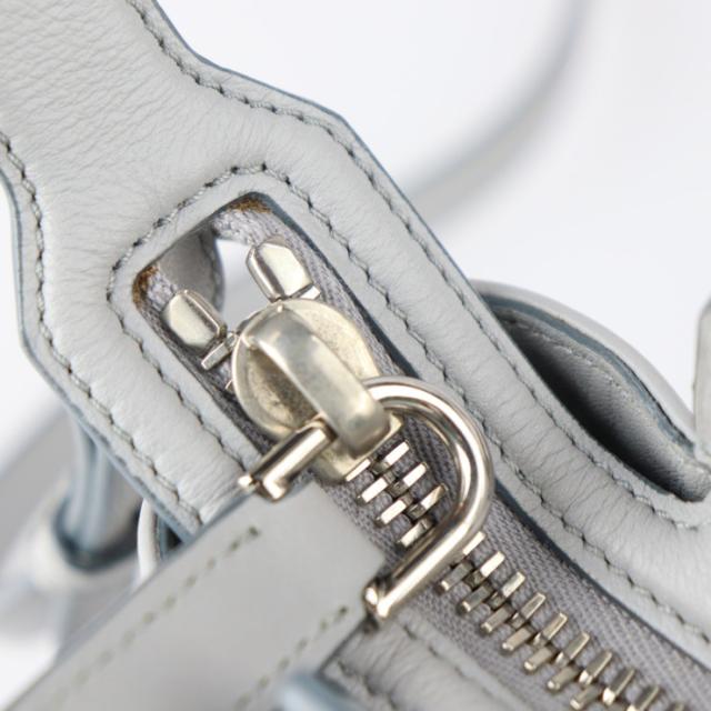 GIVENCHY ジバンシィ HDG - ハンドバッグ レザー リザード型押しレザー グレー 2WAY ショルダーバッグ トートバッグ【本物保証】_7